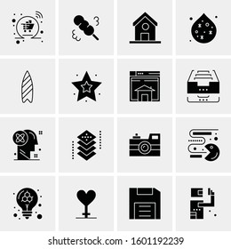 16 Universal Business Icons Vector. Creative Icon Illustration to use in web and Mobile Related project.