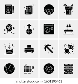 16 Universal Business Icons Vector. Creative Icon Illustration to use in web and Mobile Related project.