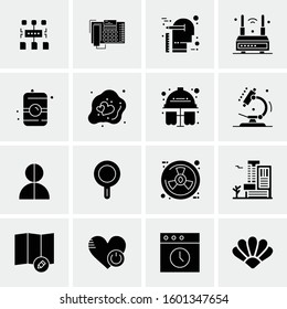 16 Universal Business Icons Vector. Creative Icon Illustration to use in web and Mobile Related project.