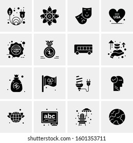 16 Universal Business Icons Vector. Creative Icon Illustration to use in web and Mobile Related project.