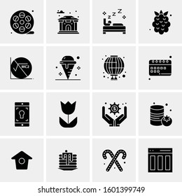 16 Universal Business Icons Vector. Creative Icon Illustration to use in web and Mobile Related project.