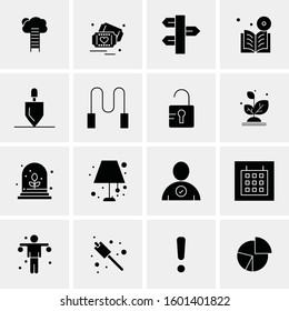 16 Universal Business Icons Vector. Creative Icon Illustration to use in web and Mobile Related project.