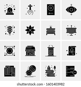 16 Universal Business Icons Vector. Creative Icon Illustration to use in web and Mobile Related project.