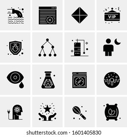 16 Universal Business Icons Vector. Creative Icon Illustration to use in web and Mobile Related project.
