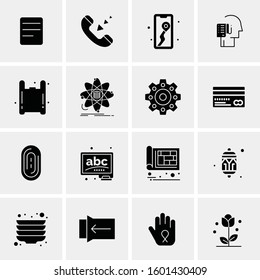 16 Universal Business Icons Vector. Creative Icon Illustration to use in web and Mobile Related project.