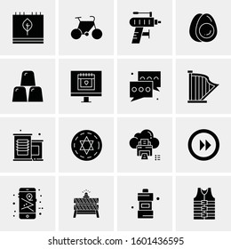 16 Universal Business Icons Vector. Creative Icon Illustration to use in web and Mobile Related project.