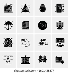 16 Universal Business Icons Vector. Creative Icon Illustration to use in web and Mobile Related project.