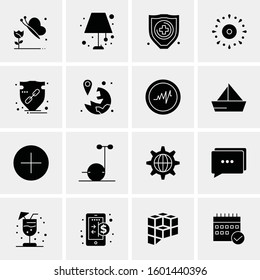 16 Universal Business Icons Vector. Creative Icon Illustration to use in web and Mobile Related project.