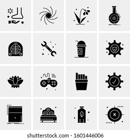 16 Universal Business Icons Vector. Creative Icon Illustration to use in web and Mobile Related project.