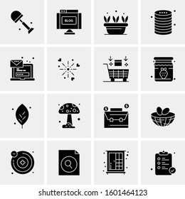 16 Universal Business Icons Vector. Creative Icon Illustration to use in web and Mobile Related project.