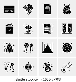 16 Universal Business Icons Vector. Creative Icon Illustration to use in web and Mobile Related project.