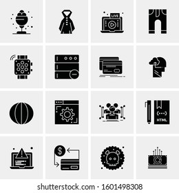 16 Universal Business Icons Vector. Creative Icon Illustration to use in web and Mobile Related project.