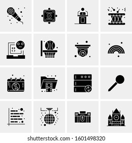 16 Universal Business Icons Vector. Creative Icon Illustration to use in web and Mobile Related project.