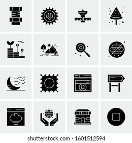 16 Universal Business Icons Vector. Creative Icon Illustration to use in web and Mobile Related project.