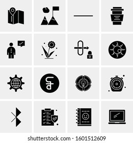 16 Universal Business Icons Vector. Creative Icon Illustration to use in web and Mobile Related project.