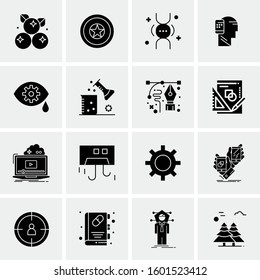 16 Universal Business Icons Vector. Creative Icon Illustration to use in web and Mobile Related project.