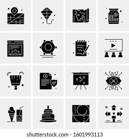 16 Universal Business Icons Vector. Creative Icon Illustration to use in web and Mobile Related project.