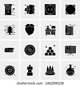 16 Universal Business Icons Vector. Creative Icon Illustration to use in web and Mobile Related project.