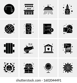 16 Universal Business Icons Vector. Creative Icon Illustration to use in web and Mobile Related project.