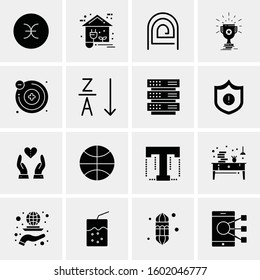 16 Universal Business Icons Vector. Creative Icon Illustration to use in web and Mobile Related project.