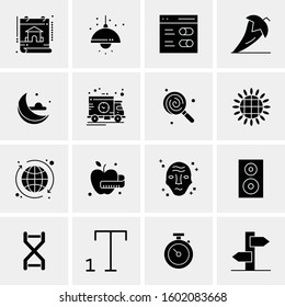 16 Universal Business Icons Vector. Creative Icon Illustration to use in web and Mobile Related project.