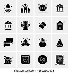 16 Universal Business Icons Vector. Creative Icon Illustration to use in web and Mobile Related project.