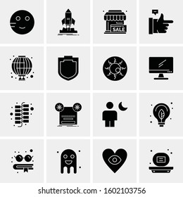 16 Universal Business Icons Vector. Creative Icon Illustration to use in web and Mobile Related project.