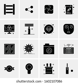 16 Universal Business Icons Vector. Creative Icon Illustration to use in web and Mobile Related project.