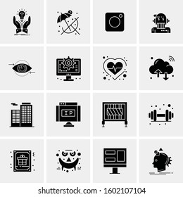 16 Universal Business Icons Vector. Creative Icon Illustration to use in web and Mobile Related project.