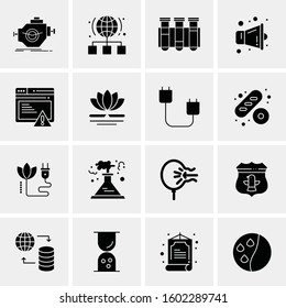 16 Universal Business Icons Vector. Creative Icon Illustration to use in web and Mobile Related project.