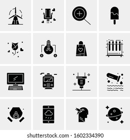 16 Universal Business Icons Vector. Creative Icon Illustration to use in web and Mobile Related project.