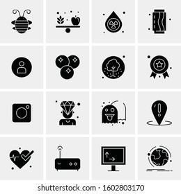 16 Universal Business Icons Vector. Creative Icon Illustration to use in web and Mobile Related project.