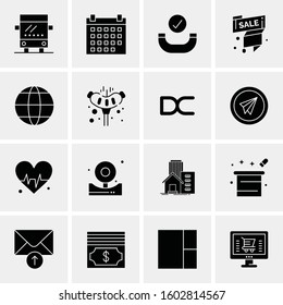 16 Universal Business Icons Vector. Creative Icon Illustration to use in web and Mobile Related project.
