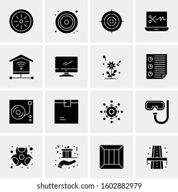 16 Universal Business Icons Vector. Creative Icon Illustration to use in web and Mobile Related project.