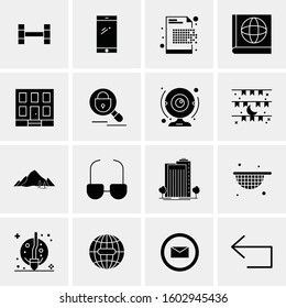 16 Universal Business Icons Vector. Creative Icon Illustration to use in web and Mobile Related project.
