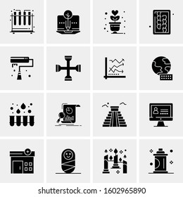 16 Universal Business Icons Vector. Creative Icon Illustration to use in web and Mobile Related project.