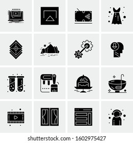16 Universal Business Icons Vector. Creative Icon Illustration to use in web and Mobile Related project.