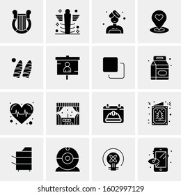 16 Universal Business Icons Vector. Creative Icon Illustration to use in web and Mobile Related project.