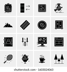 16 Universal Business Icons Vector. Creative Icon Illustration to use in web and Mobile Related project.