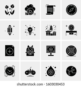 16 Universal Business Icons Vector. Creative Icon Illustration to use in web and Mobile Related project.