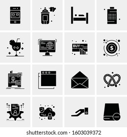 16 Universal Business Icons Vector. Creative Icon Illustration to use in web and Mobile Related project.