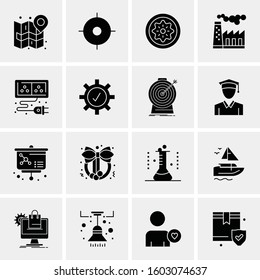 16 Universal Business Icons Vector. Creative Icon Illustration to use in web and Mobile Related project.