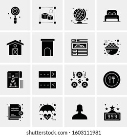 16 Universal Business Icons Vector. Creative Icon Illustration to use in web and Mobile Related project.