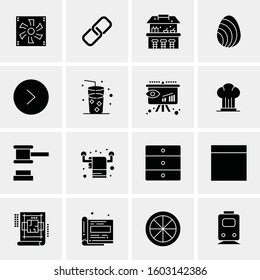 16 Universal Business Icons Vector. Creative Icon Illustration to use in web and Mobile Related project.