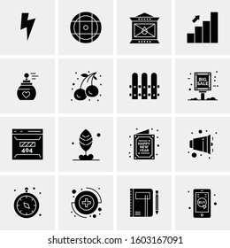 16 Universal Business Icons Vector. Creative Icon Illustration to use in web and Mobile Related project.