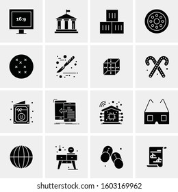 16 Universal Business Icons Vector. Creative Icon Illustration to use in web and Mobile Related project.