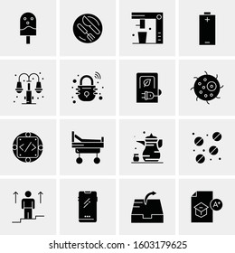 16 Universal Business Icons Vector. Creative Icon Illustration to use in web and Mobile Related project.