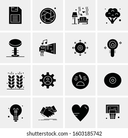 16 Universal Business Icons Vector. Creative Icon Illustration to use in web and Mobile Related project.