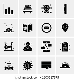 16 Universal Business Icons Vector. Creative Icon Illustration to use in web and Mobile Related project.