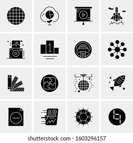 16 Universal Business Icons Vector. Creative Icon Illustration to use in web and Mobile Related project.